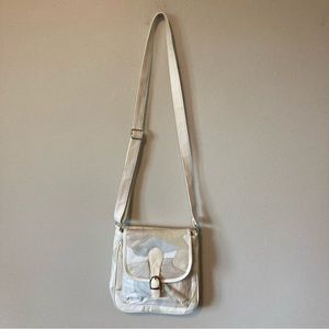 Vintage Pastel Patchwork Crossbody Bag